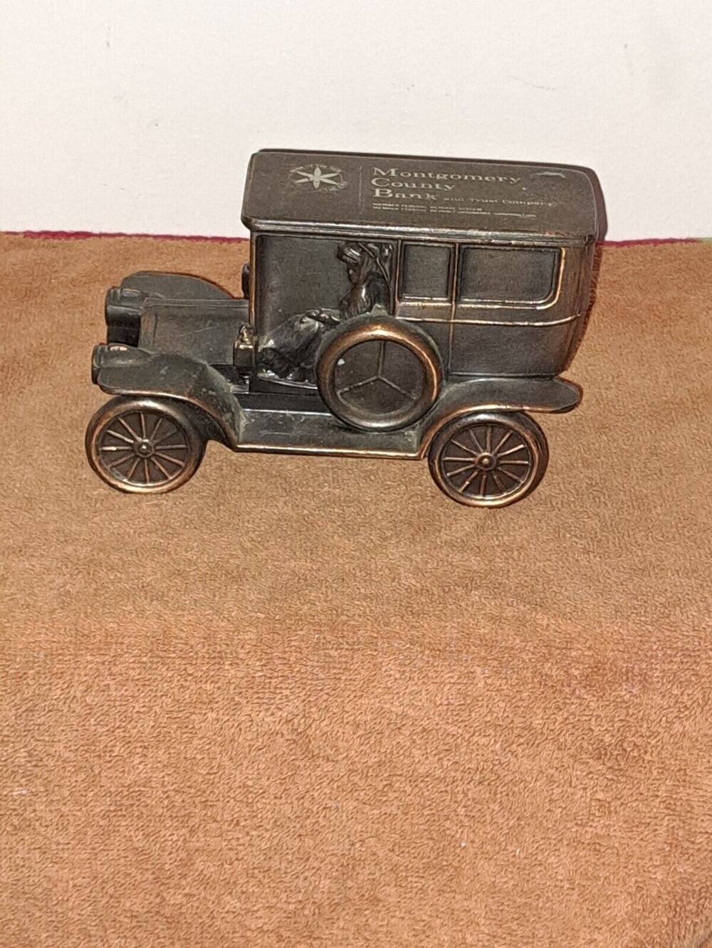 Banthrico Inc Montgomery County Bank and Trust Company 1908 Car with Passenger